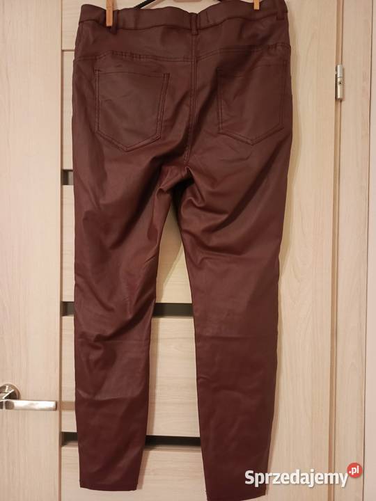 Spodnie bordowe Janina 44 Stargard sprzedam