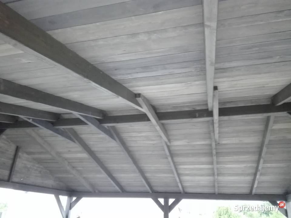 Wiata garażowa wolnostojąca 42m2