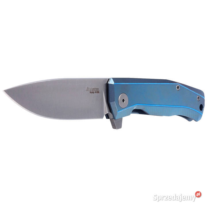Nóż składany LionSteel Myto Blue Titanium Satin sprzedam