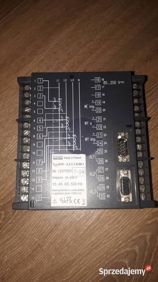 LUMEL N10 MIERNIK PARAMETRÓW SIECI Elektryka i akcesoria Łódź