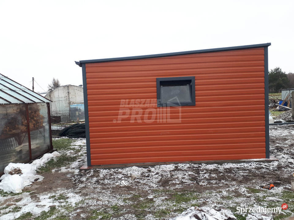 Domek ogrodowy 55x3 braz antarcyt 3x okno drzwi Szczecin