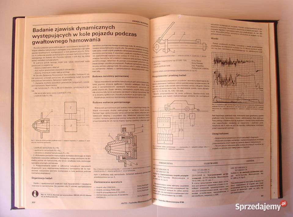 Auto Technika Motoryzacyjna pełny Rocznik 1986 Łódź sprzedam