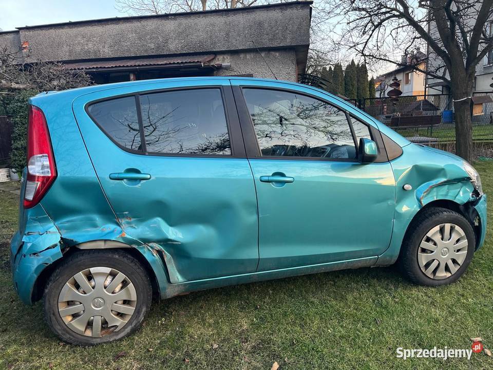 Suzuki Splash 2009 12 przebieg 129500 uszkodzony klimatyzacja Skoczów