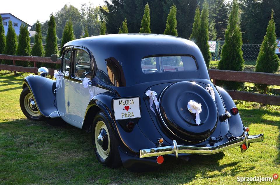 AUTO DO ŚLUBU CITROEN B11 z 1947 roku Warszawa