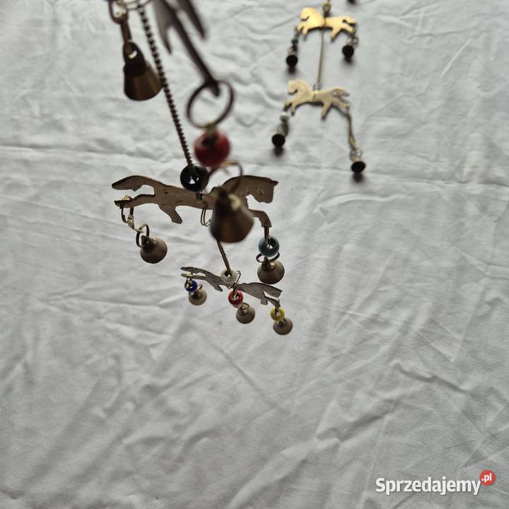 Zawieszka śliczne vintage koniki z dzwoneczkami Brzesko sprzedam