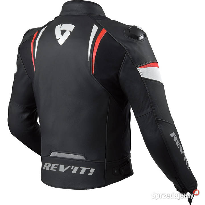 Kurtka motocyklowa skórzana Revit Glide Red 52 Zielona Góra