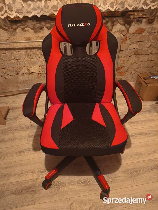 Fotel HUZARO Force 25 Czarnoczerwony NOWY Będzin