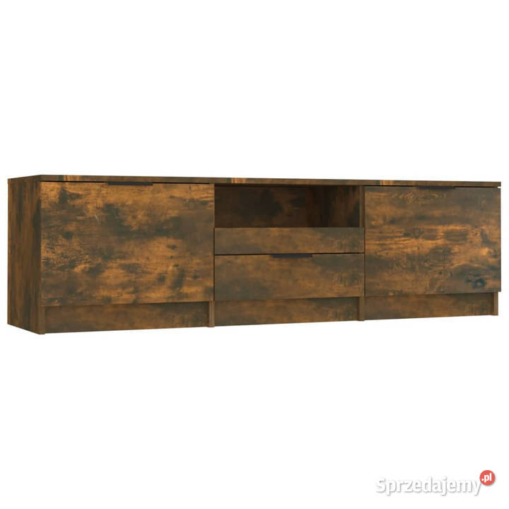 Szafka pod telewizor przydymiony dąb 140x35x40 mazowieckie Warszawa