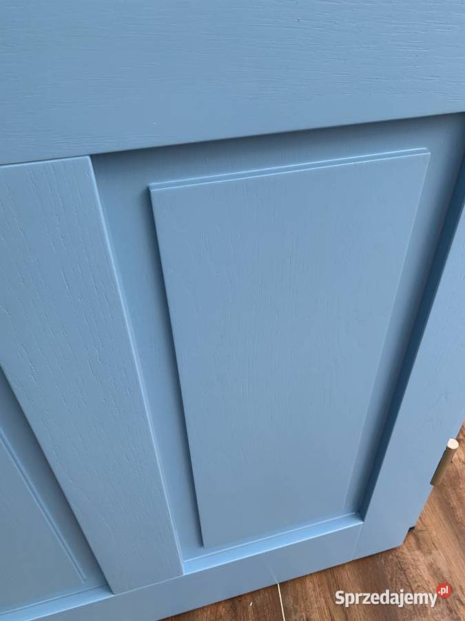 Drzwi w Amerykańskim Stylu niebieskie zewnętrzne kujawsko-pomorskie Bobrowo sprzedam