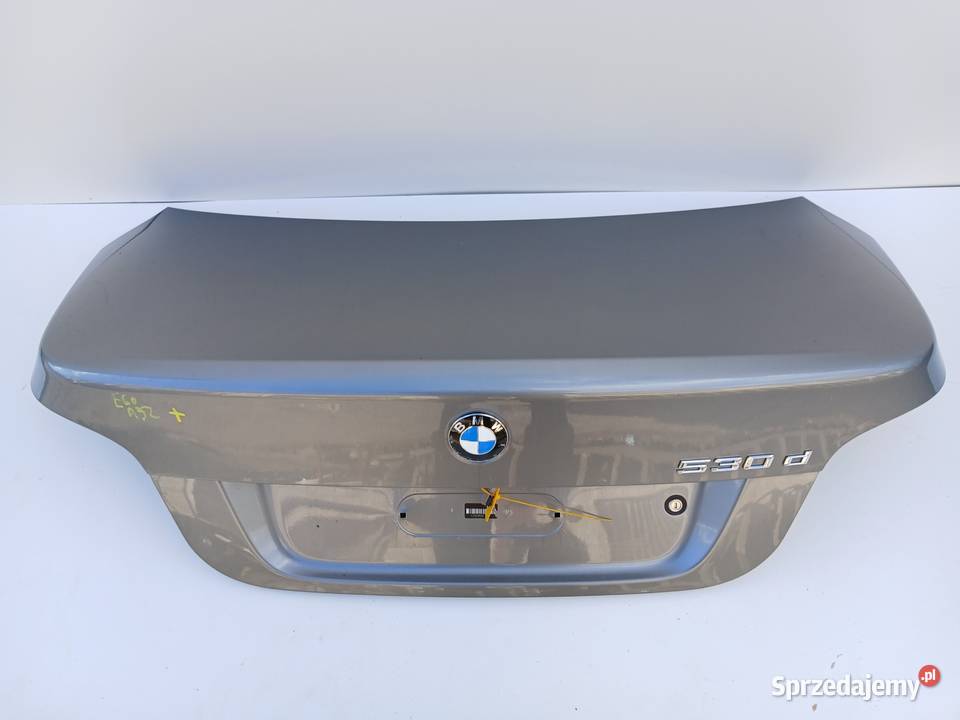 KLAPA BAGAŻNIKA BMW E60 A527 SPACEGRAU Klapy bagażnika Strzyżewice