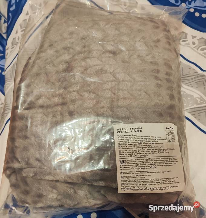 Dresowa sukienka AVON Ciepła i mięciutka XL długi Piaseczno