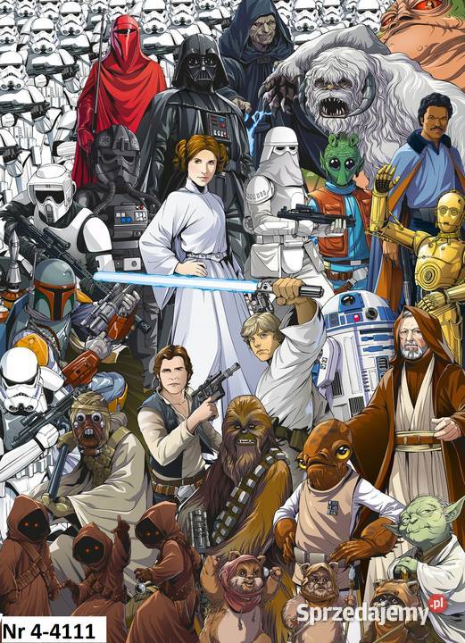 Tapeta fototapeta Star Wars 4 Wzory Pionowe sprzedam