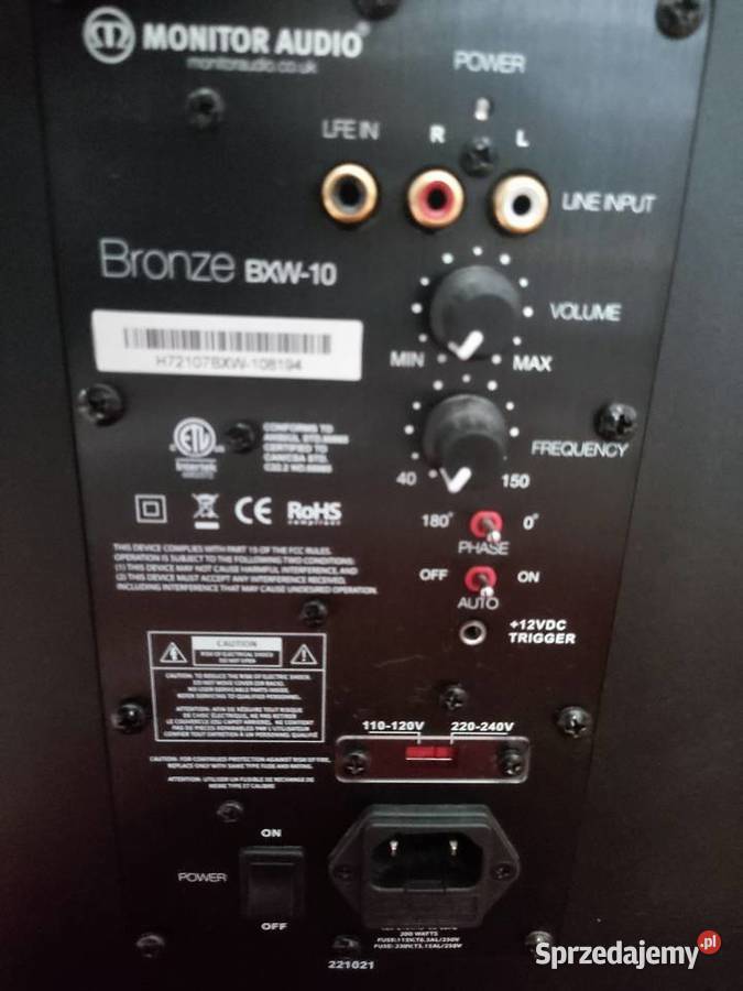 monitor audio 51 bronze bxw10 łódzkie Łódź