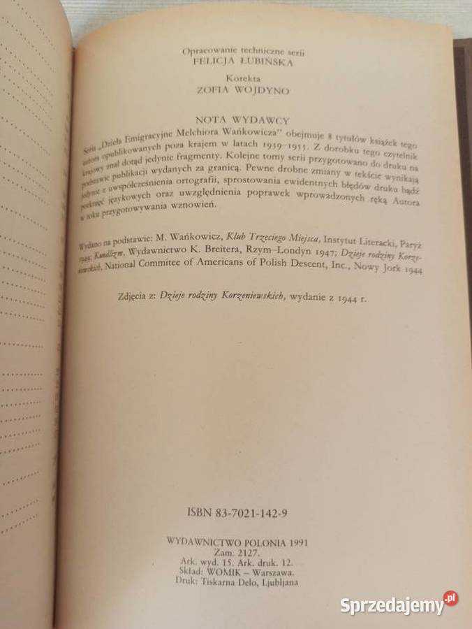 Klub Trzeciego Miejsca Kundlizm Dzieje Rodziny Bielsko-Biała sprzedam