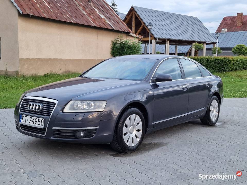 Audi A6C6 Sedan 20 TDI Skóra Navi grafitowy Ryglice