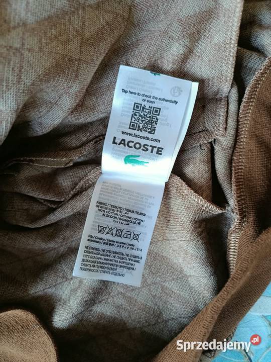Bluza rozpinana Lacoste Monogram XXL regular fit Odzież codzienna Białystok