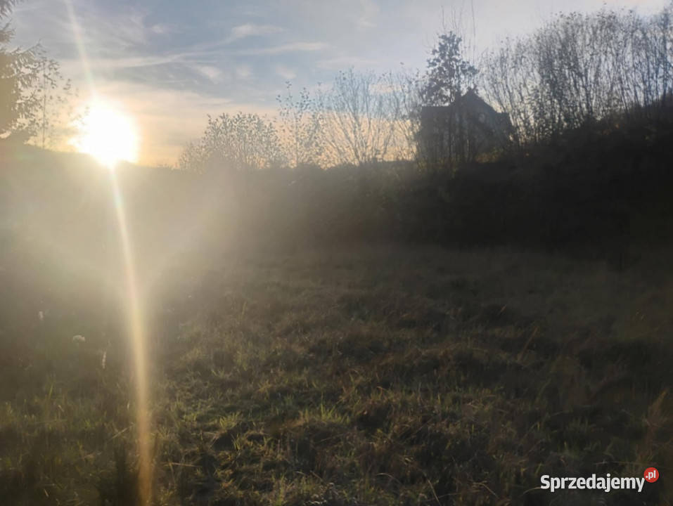 Sprzedam działkę z pięknym widokiem i świetnym