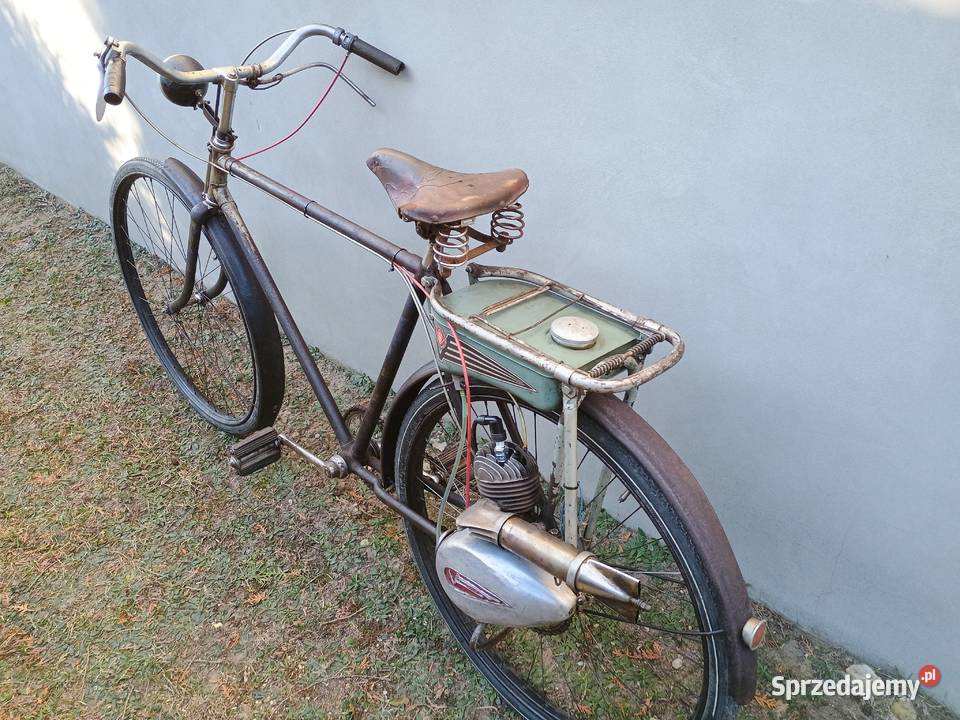 Rower z silnikiem Victoria FM38 zabytkowy Kurzętnik sprzedam