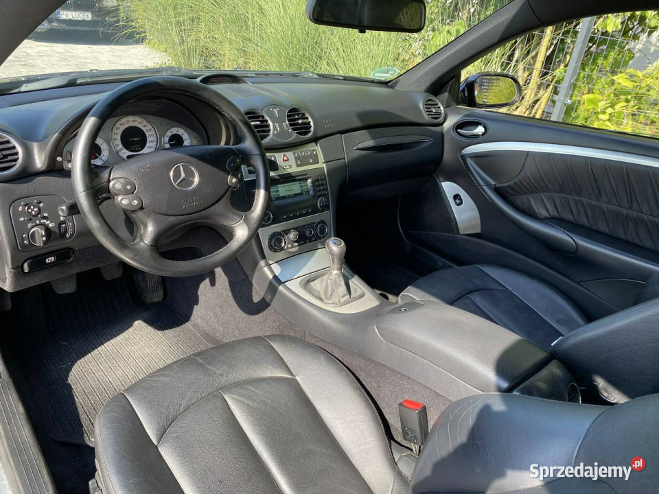 Mercedes CLK 200 zadbana 100 oryginalny przebieg reflektory ksenonowe wielkopolskie Poznań