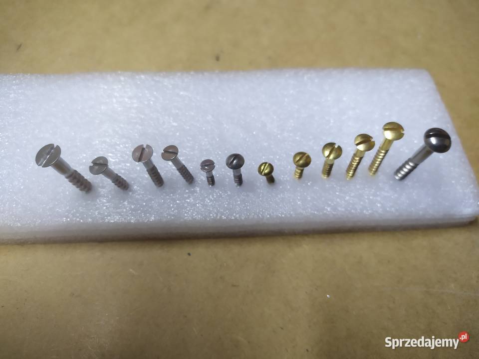 wkręty zabytkowe z nacięciem prostymstary Paterek sprzedam