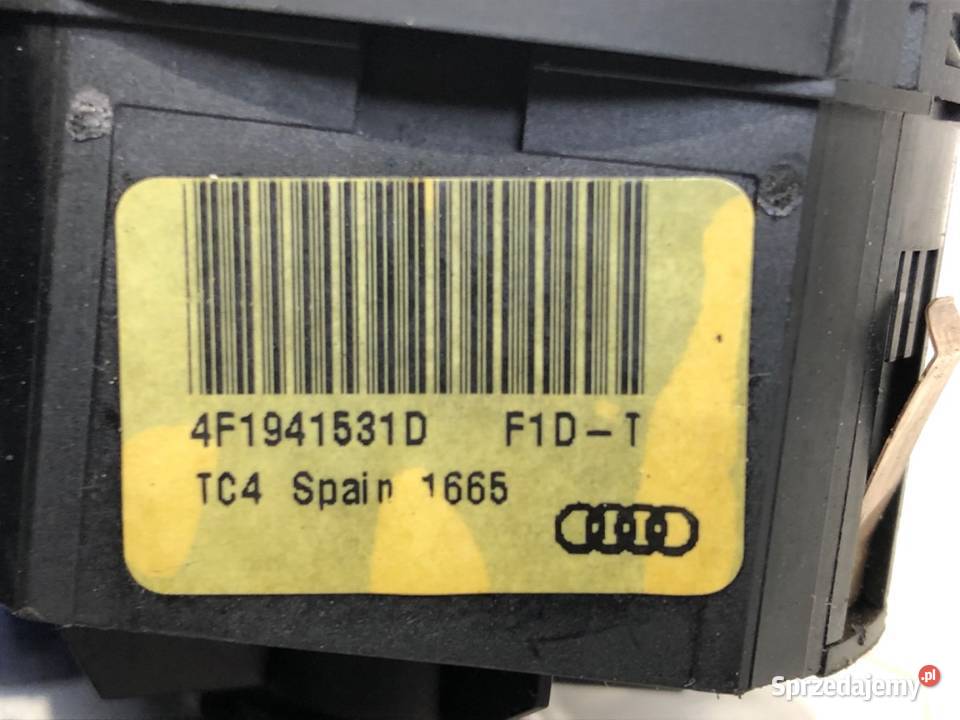 WŁĄCZNIK ŚWIATEŁ AUDI A6 C6 4F1941531D 0411 osobowe Włączniki, sterowniki