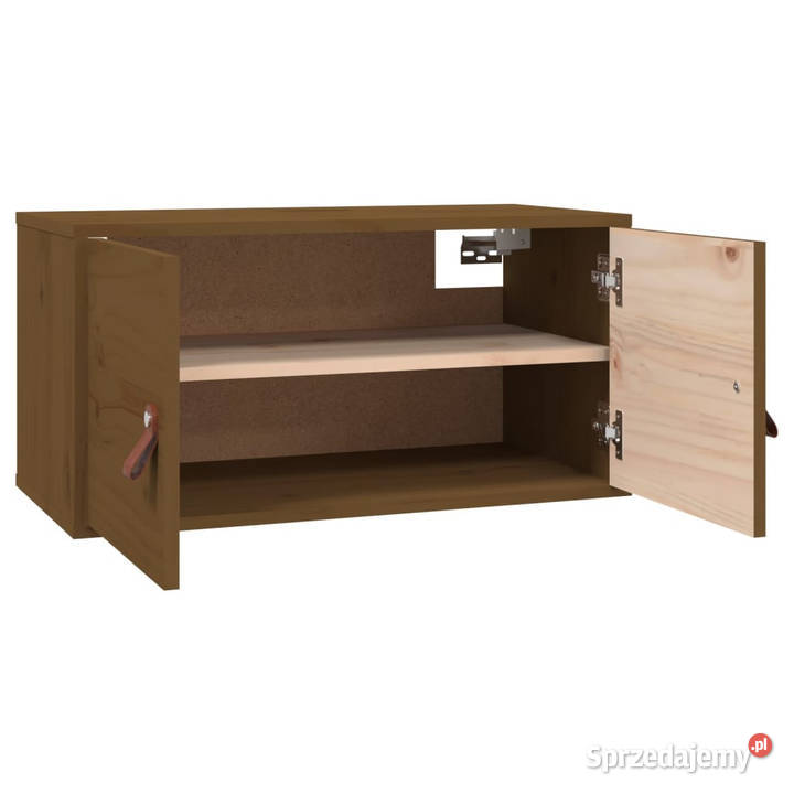 Szafka ścienna miodowy brąz 60x30x30 lite drewno Warszawa
