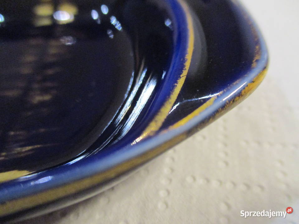 Stara Popielniczka Kobaltowa lata 60 PRL Nieporęt sprzedam