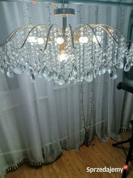 Żyrandol kryształowy lubelskie Zamość
