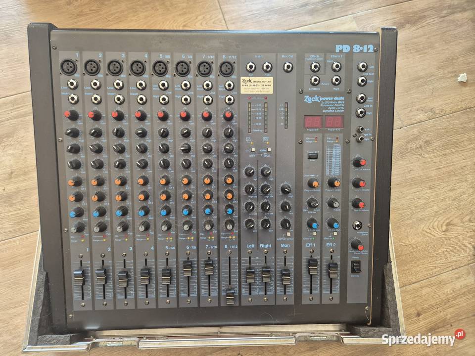 Zeck pd 8-12 powermixer, wzmacniacz