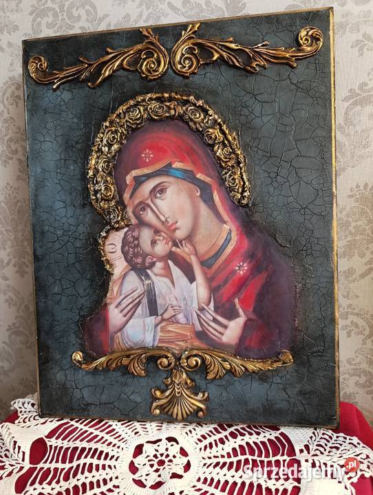 Obraz sakralny Rękodzieło Decoupage Boże Rękodzieło Stalowa Wola