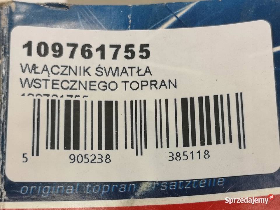 WŁĄCZNIK ŚWIATEŁ COFANIA VW GOLF IV 19982005 sprzedam