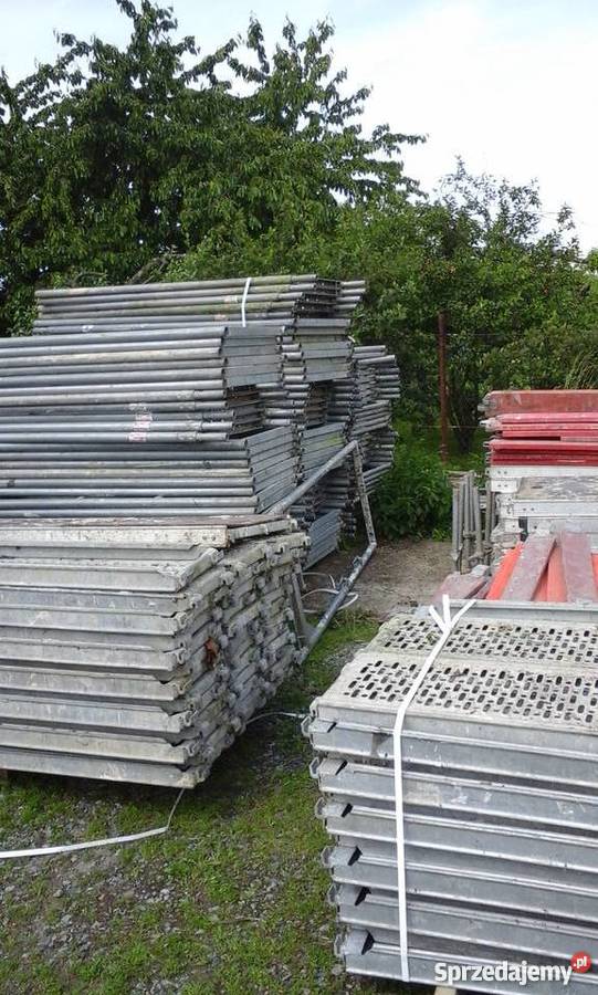 Rusztowanie używane fasadowe Baumann Layher Dobra