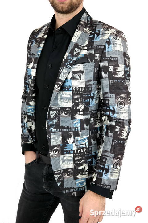 GIOVANNI PERA Marynarka męska D406 magazyn różne wielkopolskie