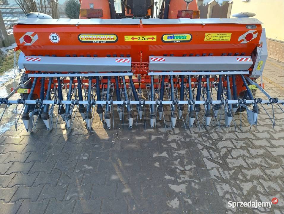 Siewnik zbożowy Poznaniak 27m nieuszkodzony