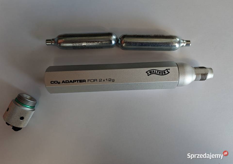 Adapter CO2 Walther 2x12g CO2 zamiast 88g CO2 Warszawa