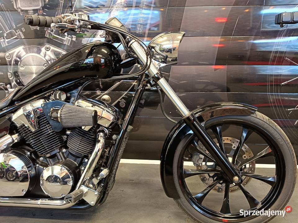 Honda VTX 1300 CX fury czarna perła piękna FILM Bydgoszcz