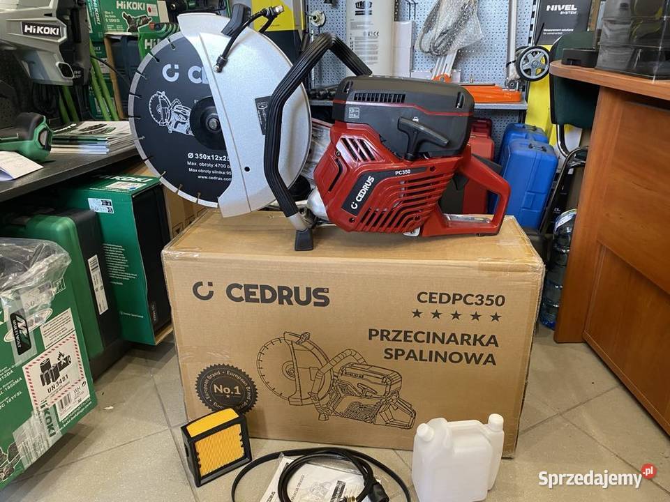 Przecinarka spalinowa Cedrus PC400 do betonu 48 Konin