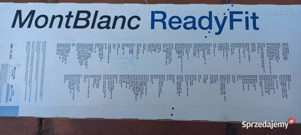 Bagażnik dachowy Mont Blanc Fit 20 stalowy Kościan