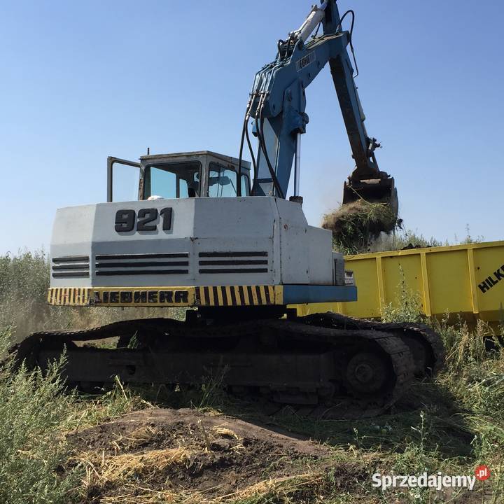Koparka liebherr 921 tak lubelskie Ulhówek