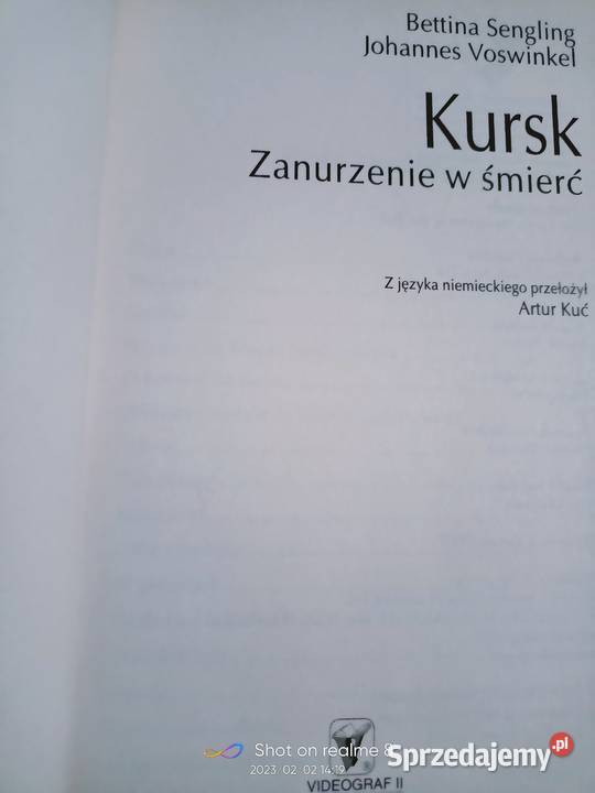 Kursk zanurzenie w śmierć książki Warszawa mazowieckie