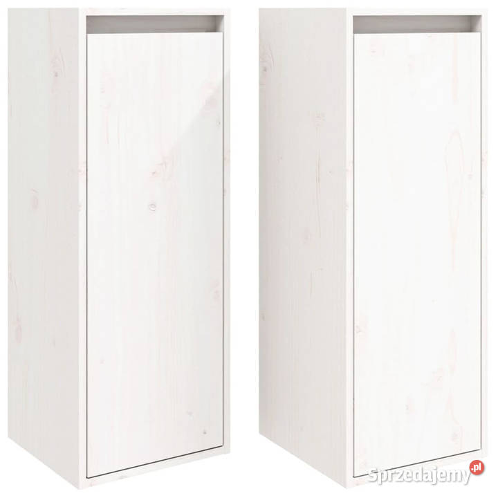 Szafki ścienne 2 białe 30x30x80 lite drewno Warszawa sprzedam