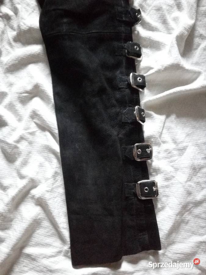 Spodnie skórzane motocyklowe MDM L nowe lubelskie