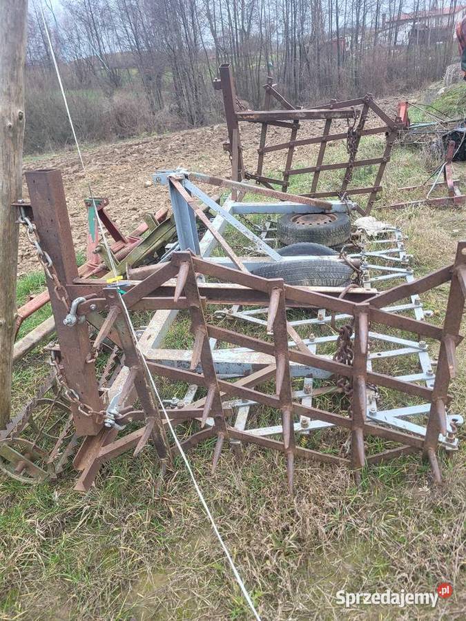 Brony ciężkie uprawowe składane Grube cynki Wąbrzeźno