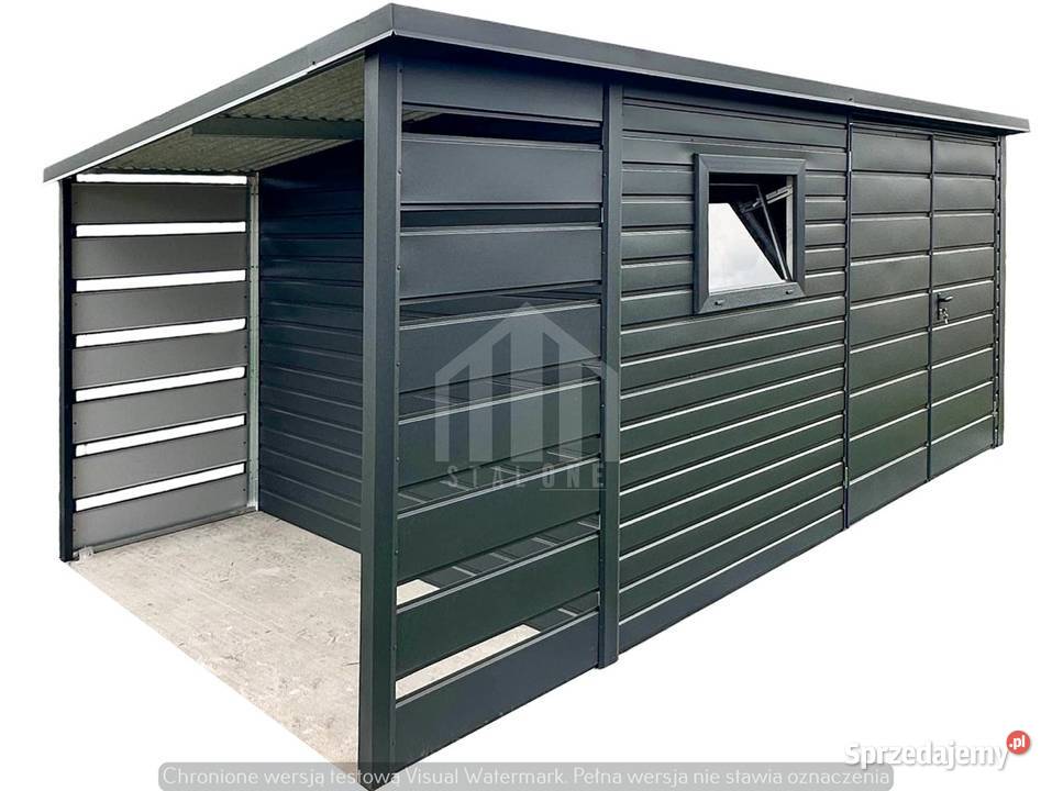 Schowek domek ogrodowy 35x2m wiata 1m Brama okno mazowieckie Radom