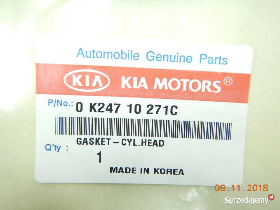 USZCZELKA GŁOWICY CYLINDRÓW KIA CARENS II SHUMA