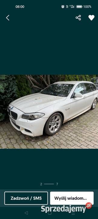 BMW F10 f11 530d m pakiet całą na części Nienadowa
