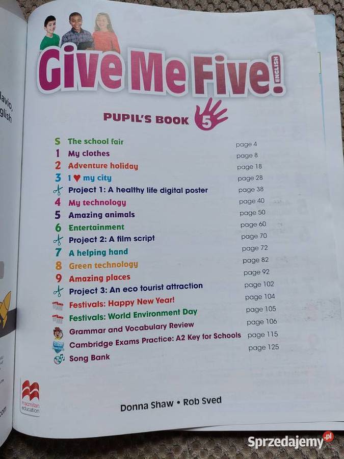 Give Me Five 5 Pupils Book Książki do nauki języka obcego
