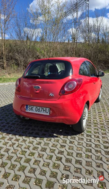 Ford Ka 2010 12 niski przebieg czerwony kupiony w Polsce Katowice