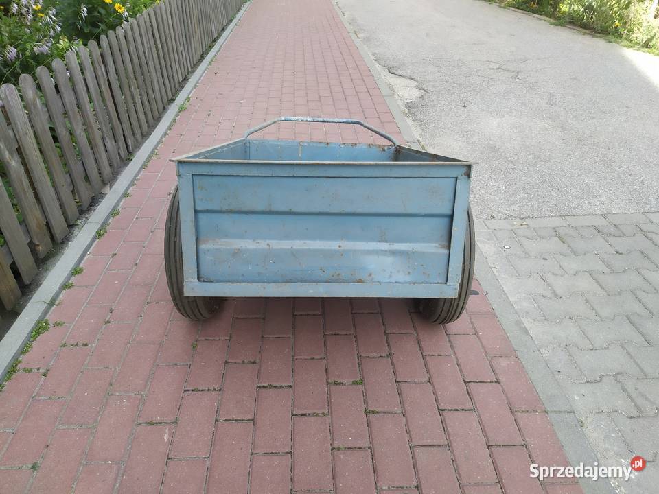 Wózek ogrodowy transportowy przyczepka Stomil Pruszków