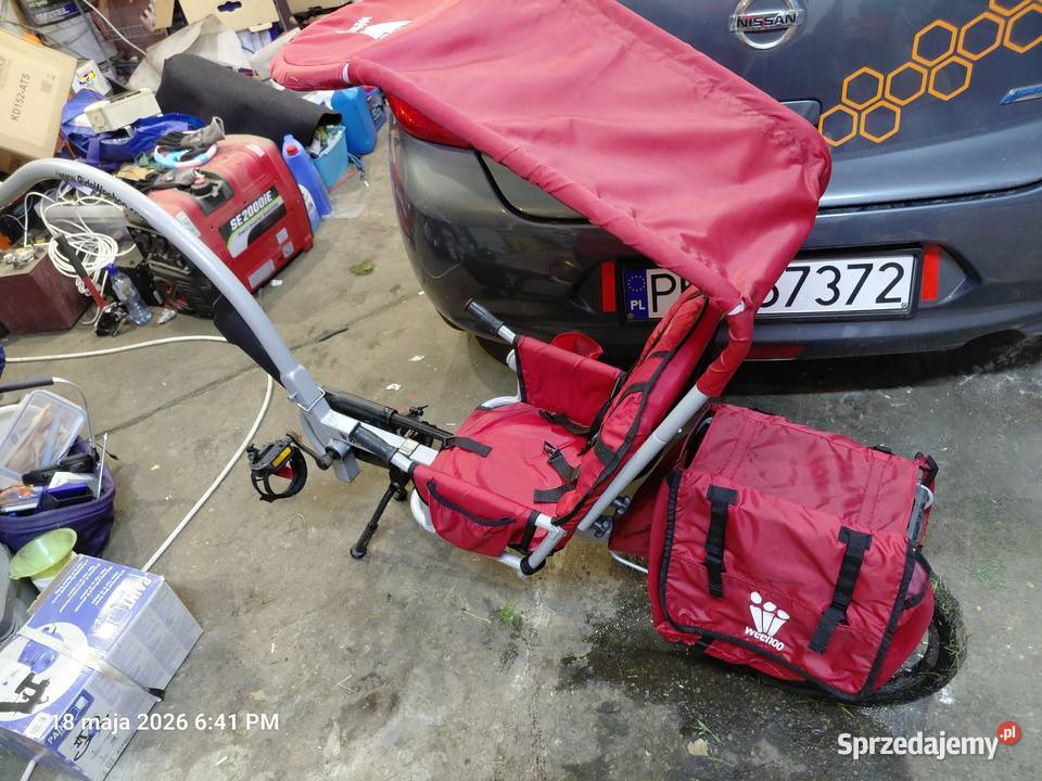 Przyczepka rowerowa weehoo 2 kpl mocowań tuleje Czołowo-Kolonia sprzedam